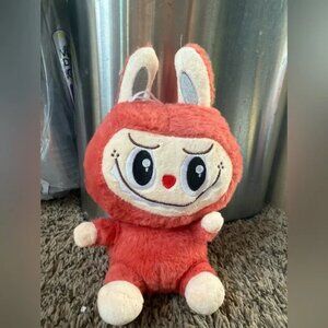 Soft Plush, Lafufu 9in Approx Plush, Reddish Orange Color